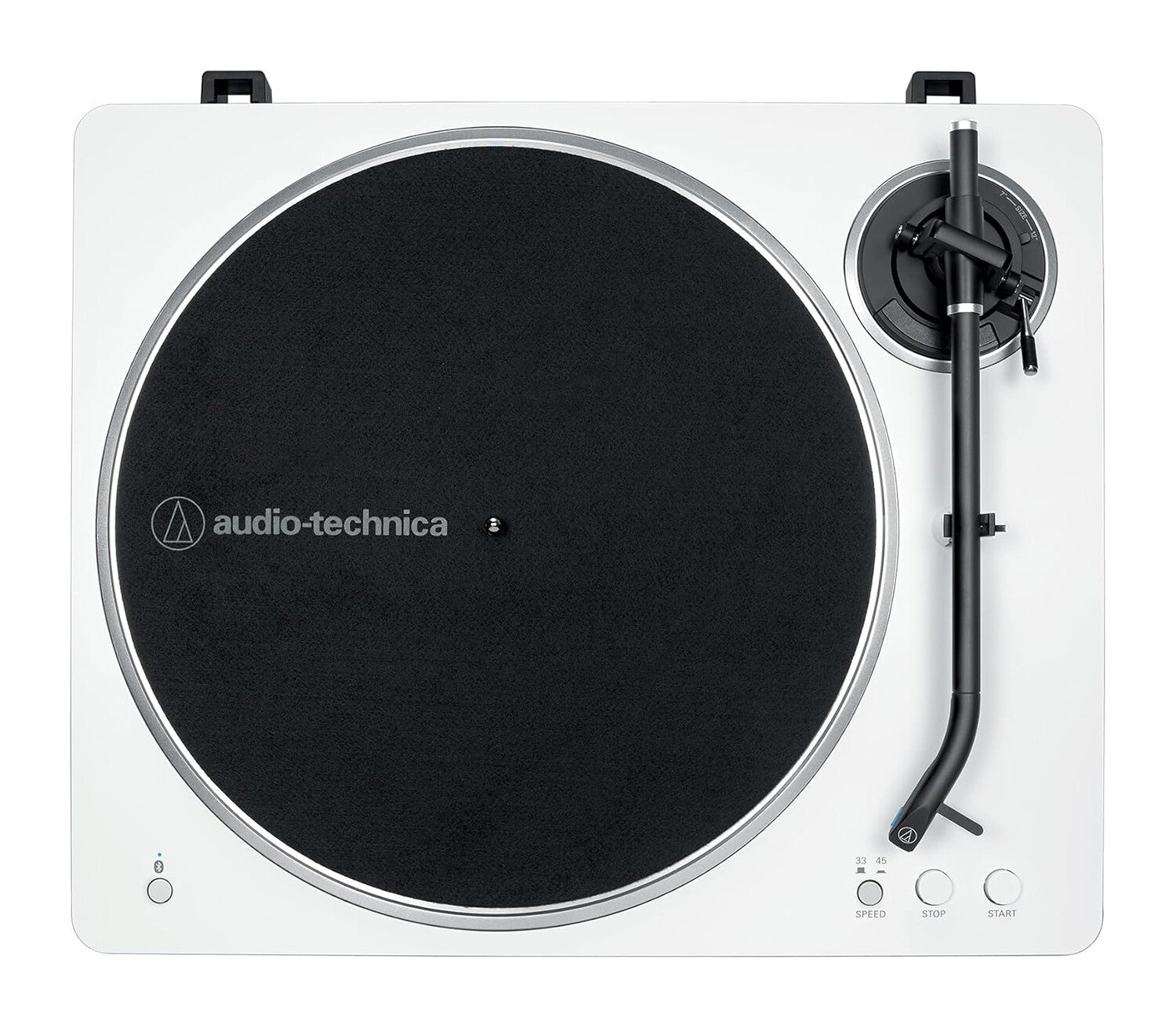 Audio-Technica AT-LP70XBT Bluetooth Turntable Record Player - White/Silver